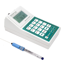 Анализатор Эксперт-001-3рН/АТС-к рН-метр стандартной точности с комбинированным pH-электродом со встроенным термодатчиком (3 в 1), переносной