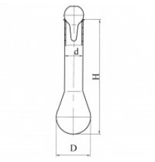 Колба Къельдаля 2-250-26 с цилиндрической горловиной