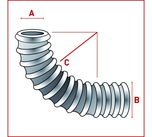 Гофрированный шланг Bohlender O 13.7 х 17.8 мм, PFA (Артикул S 1820-08)