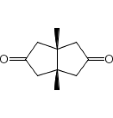 Цис-1,5-диметилбицикло[3.3.0]октан-3,7-дион, 97%, Acros Organics, 1г
