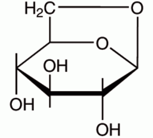 1,6-Anгидро-бета-D-глюкопираноза, 99+%, Acros Organics, 1г