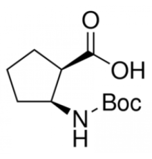 Цис-2-(трет-бутоксикарбониламино)-1-циклопентанкарбоновая кислота, 98%, Acros Organics, 1г