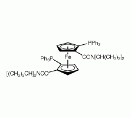(R) - (+) -1,1 '-бис (дифенилфосфино) -2,2'-бис (N, N-диизопропиламидо) ферроцен, (R) -CTH-JAFAPhos, 90%, 0, Alfa Aesar, 1 г