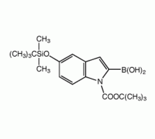 1-Вос-5- (трет-бутилдиметилсилокси) индол-2-бороновой кислоты, 98%, Alfa Aesar, 250 мг