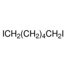 1,6-Дииодогексан, 98%, удар. с медью, Alfa Aesar, 25г
