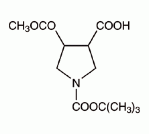 1-Вос-4- (метоксикарбонил) пирролидин-3-карбоновой кислоты, 96%, Alfa Aesar, 1г