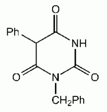 1-Бензил-5-фенилбарбитуровая кислота, 98 +%, Alfa Aesar, 5 г
