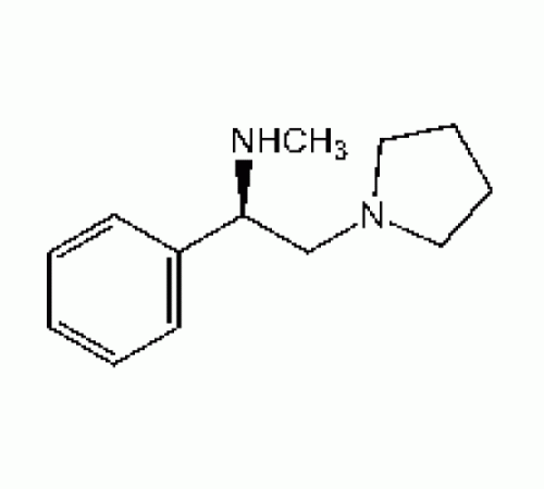 (R) - (-) - N-метил-1-фенил-2- (1-пирролидинил) этиламина, тек. 90%, Alfa Aesar, 5 г